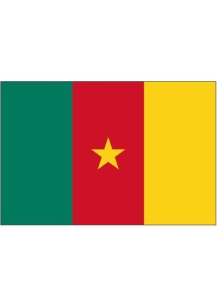 Kamerun Gönder Bayrağı 70 x 105 cm