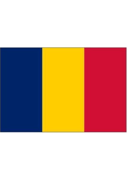 Çad Gönder Bayrağı 50 x 75 cm