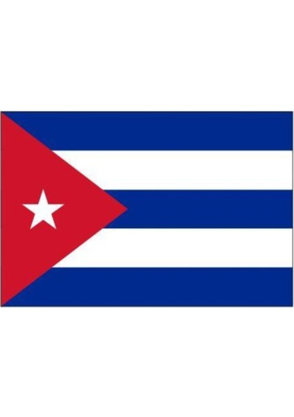 Küba Gönder Bayrağı 50 x 75 cm cm