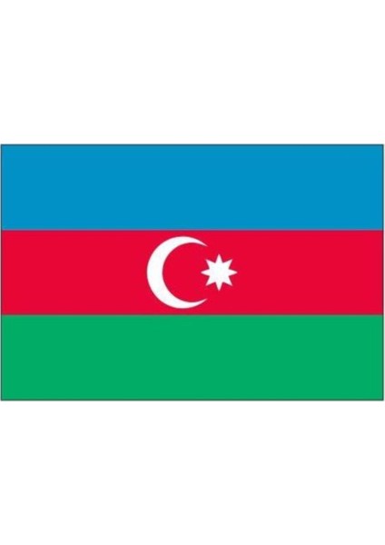 Azerbaycan Gönder Bayrağı 50 x 75 cm