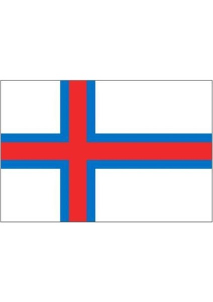 Faroe Adaları Gönder Bayrağı 150 x 225 cm