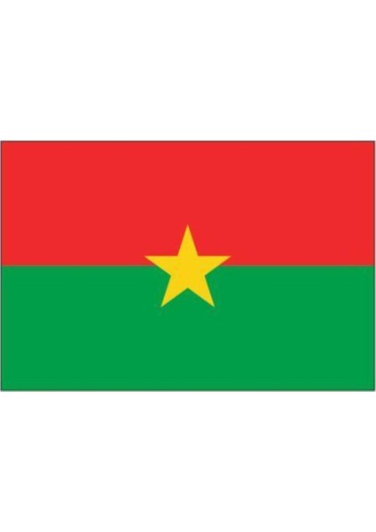 Burkina Faso Gönder Bayrağı 70 x 105 cm