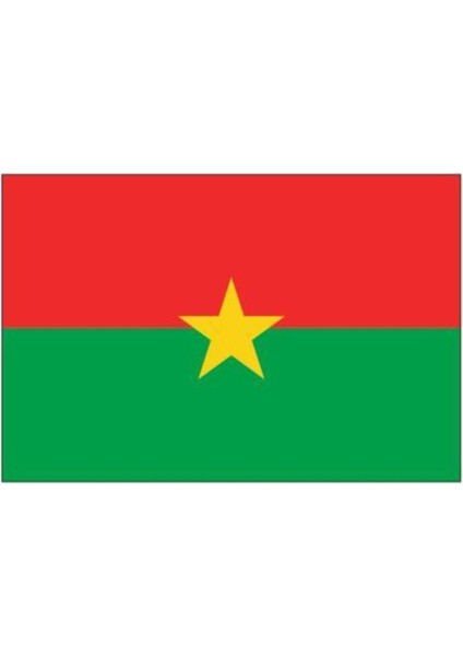 Burkina Faso Gönder Bayrağı 150 x 225 cm