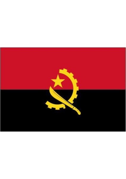 Angola Gönder Bayrağı 100 x 150 cm