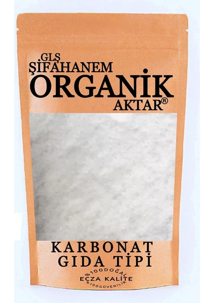 GLŞ Şifahanem Organik Aktar Karbonat 500 gr Sodyum Bikarbonat Gıda Tipi