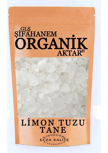 GLŞ Şifahanem Organik Aktar Limon Tuzu Tane 500 gr