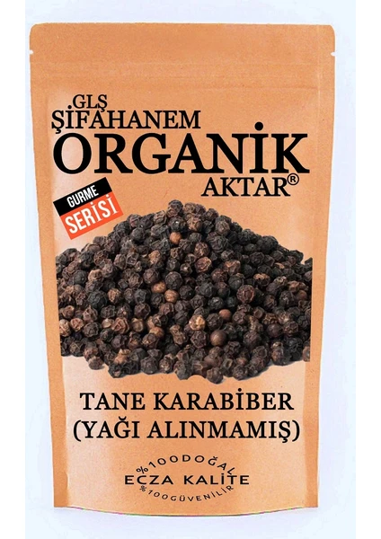 GLŞ Şifahanem Organik Aktar Tane Karabiber  Yağı Alınmamış 500 gr