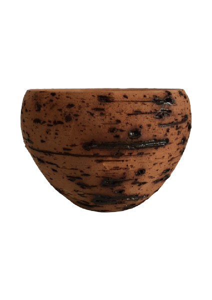 Antik Görünümlü Eskitme Toprak Saksı 11CM*15 cm