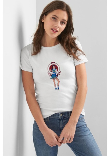Riverdale Veronica Lodge Kadın Beyaz Tshirt
