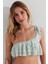 Mint Yeşili Marie One Shoulder Bikini Üstü 3