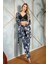 5625 Çeyizlik Bralet Sütyen Ip Askılı Kadın Saten Çiçek Desenli Desteksiz Dantel Detaylı Pijama Takım Sabahlık Büstiyer Pijama Takım 1