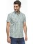 Ekose Kareli Kısa Kollu %100 Pamuklu Regular Gömlek,OT-C-20193 1