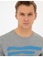 Erkek Gri Melanj Slim Fit Tişört 50241541-VR086 2