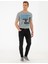 Pierre Cardin Gri Melanj Slim Fit Bisiklet Yaka T-Shirt 50241541-VR086 4