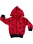 Yıldız Baskılı Kapüşonlu Ceketli Erkek Bebek 3 Parça TAKIM-KIRMIZI-213428 3