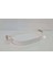 Ahşap Kulplu Kalın Galveniz Metal Yapım Oval Tepsi 36 cm Beyaz 3