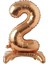 Ayakta Durabilen Bronze 2 Rakam Folyo Balon 1