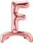 Ayakta Durabilen Rose Gold F Harf Folyo Balon 1