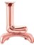 Ayakta Durabilen Rose Gold L Harf Folyo Balon 1