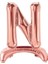 Ayakta Durabilen Rose Gold N Harf Folyo Balon 1