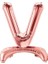 Ayakta Durabilen Rose Gold V Harf Folyo Balon 1