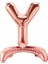 Ayakta Durabilen Rose Gold Y Harf Folyo Balon 1