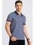 Slim Fit Dar Kesim Polo Yaka Lacivert Erkek T-Shirt 2