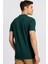 Slim Fit Dar Kesim Polo Yaka Yeşil Erkek T-Shirt 4
