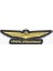 Gold Wing Nakış Işleme Arma Patch Peç Yama 3,5×12,5 cm 1