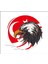 Kartal Türk Bayrağı Ay Yıldız Sticker 00949 1