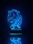 Aslan 3D 16 Renk Gece Lambası 4