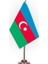 Azerbaycan Masa Bayrağı Direkli 1