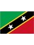 Saint Kitts ve Nevis Gönder Bayrağı 70 x 105 cm 1