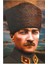 Atatürk Posteri Bayrağı 70 x 105 cm 1