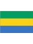 Gabon Gönder Bayrağı 50 x 75 1