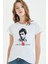 Tony Montana Baskılı Beyaz Kadın Tshirt 1