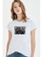 Black Veil Brides Andy Chains Goup Baskılı Beyaz Kadın Örme Tshirt 1