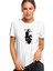Motosiklet Scotter Motorsiklet Baskılı Beyaz Kadın Tshirt 1