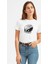 Wv Karavan Baskılı Beyaz Kadın Tshirt 1