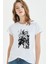 Anime One Piece Baskılı Beyaz Kadın Tshirt 1