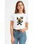 Michael Jackson Peace Olodum Baskılı Beyaz Kadın Tshirt 1