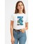 Monster Mu Baskılı Beyaz Kadın Tshirt 1
