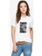 The Doors Lyric Lirik Baskılı Beyaz Kadın Tshirt 1