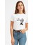 I Am Groot Wood Text Baskılı Beyaz Kadın Tshirt 1