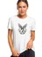 Eagle Art Baskılı Beyaz Kadın Tshirt 1