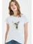 Watercolor Hummingbird Kadın Beyaz Tshirt 1