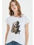 I Am Groot Brush Baskılı Beyaz Kadın Tshirt 1