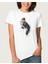 Watercolor Cat Kadın Beyaz Tshirt 1