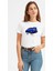 Subaru Baskılı Beyaz Kadın Tshirt 1