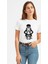 Anime One Piece Baskılı Beyaz Kadın Tshirt 1